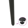 konsolipöydän jalat kartiomainen 4 kpl 72-73 cm terästä