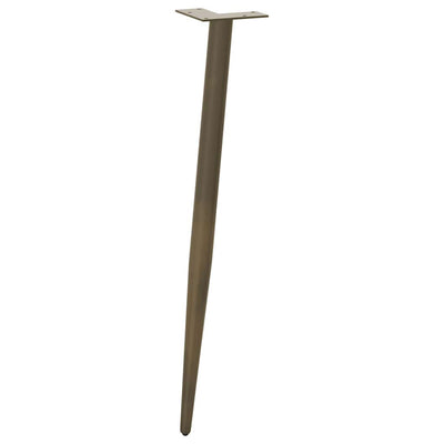 konsolipöydän jalat kartiomainen 4 kpl 72-73 cm teräs