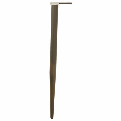 konsolipöydän jalat kartiomainen 4 kpl 72-73 cm teräs
