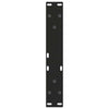 Sohvapöydän jalat V-muoto 2 kpl Musta 30x(30-31,3) cm Teräs