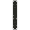 Ruokapöydän jalat V-muoto 2 kpl Musta 40x(30-31,3) cm Teräs