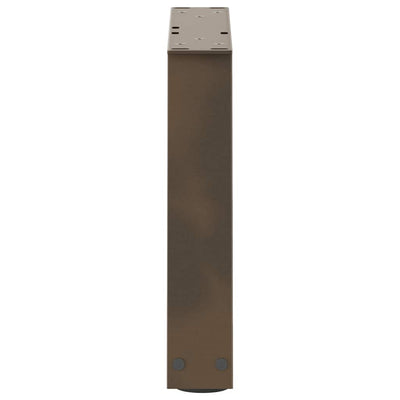 Ruokapöydän jalat V-muoto 2 kpl Luonnonteräs 40x(30-31,3) cm