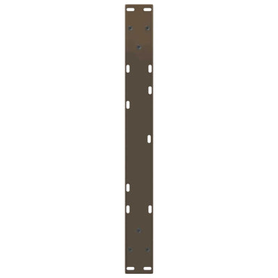 Ruokapöydän jalat V-muoto 2 kpl Luonnonteräs 50x(30-31,3) cm