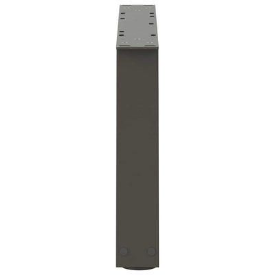 Ruokapöydän jalat V-muoto 2 kpl Antrasiitti 60x(30-31,3) cm