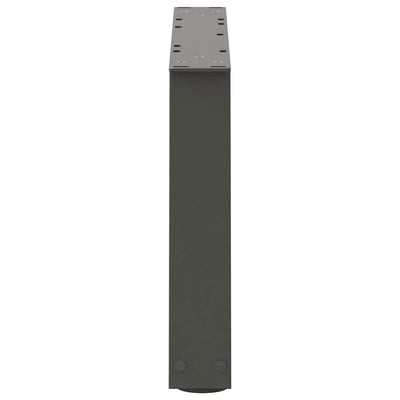 Ruokapöydän jalat V-muoto 2 kpl Antrasiitti 70x(30-31,3) cm