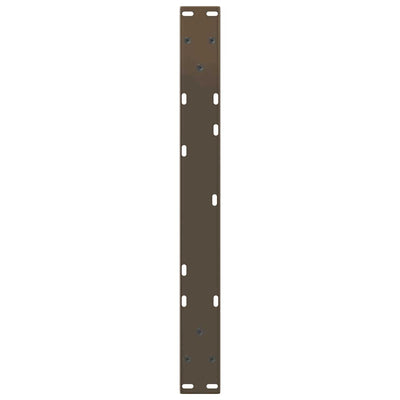 Ruokapöydän jalat V-muoto 2 kpl Luonnonteräs 70x(30-31,3) cm