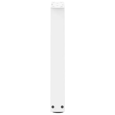 Ruokapöydän jalat V-muoto 2 kpl Valkoinen 28x(42-43,3) cm Teräs