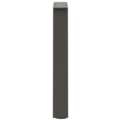 Ruokapöydän jalat V-muoto 2 kpl Antrasiitti 38x(42-43,3) cm