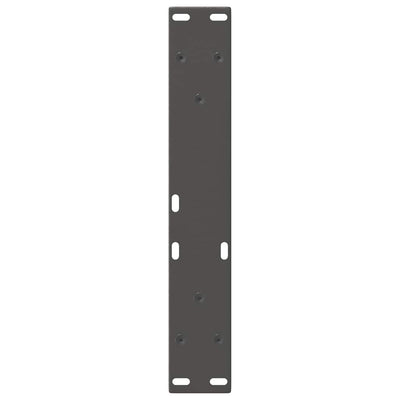 Ruokapöydän jalat V-muoto 2 kpl Antrasiitti 38x(42-43,3) cm