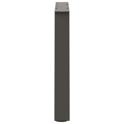 Ruokapöydän jalat V-muotoinen 2 kpl Antrasiitti 50x(42-43,3) cm