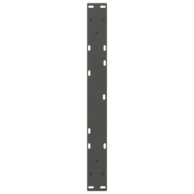 Ruokapöydän jalat V-muotoinen 2 kpl Antrasiitti 50x(42-43,3) cm