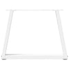 Valkoinen ruokapöydän jalat v-muoto Aileen 60x(42-43,3)cm (2 kpl teräs)