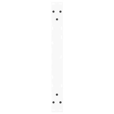 Valkoinen ruokapöydän jalat v-muoto Aileen 60x(42-43,3)cm (2 kpl teräs)