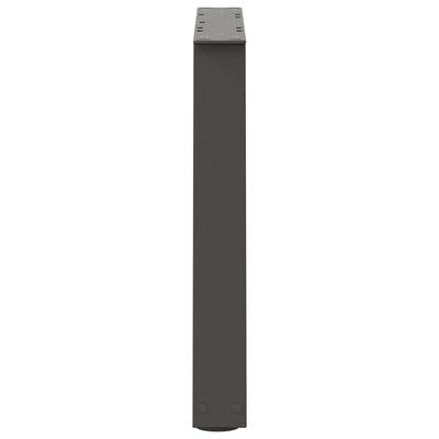 Ruokapöydän jalat V-muoto 2 kpl Antrasiitti 60x(42-43,3) cm