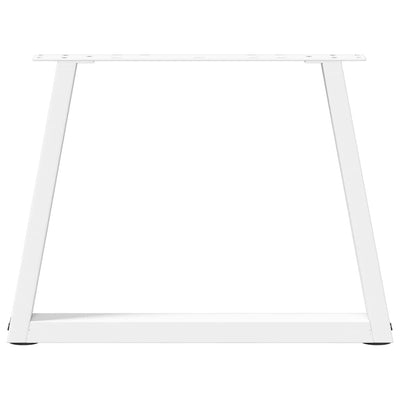 Valkoinen ruokapöydän jalat v-muoto Aileen 70x(42-43,3)cm (2 kpl teräs)