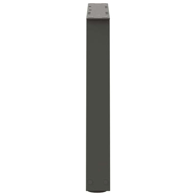 Ruokapöydän jalat V-muoto 2 kpl Antrasiitti 70x(42-43,3) cm