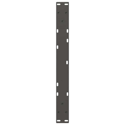 Ruokapöydän jalat V-muoto 2 kpl Antrasiitti 70x(42-43,3) cm