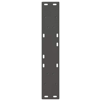 sohvapöydän jalat V-muoto 2 kpl antrasiittia 50x(72-73)cm teräs