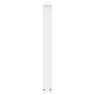 ruokapöydän jalat V-muotoiset 2 kpl valkoinen 60x(72-73) cm