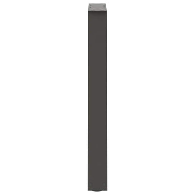 ruokapöydän jalat V-muotoiset 2 kpl antrasiittia 60x(72-73) cm