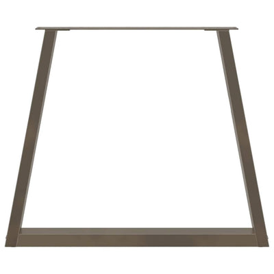 Luonnonteräs ruokapöydän jalat v-muoto Aileen 80x(72-73,3)cm (2 kpl)