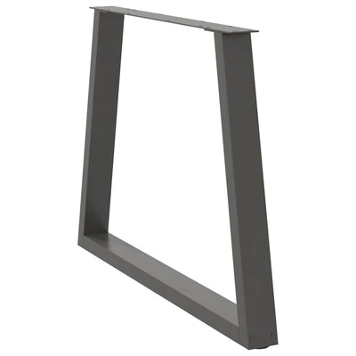 Antrasiitti ruokapöydän jalat v-muoto Aileen 90x(72-73,3)cm (2 kpl)