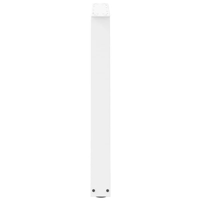 Ruokapöydän jalat V-muoto 2 kpl Valkoinen 100x(72-73,3) cm