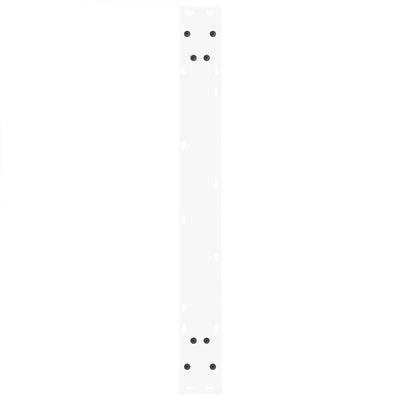 Ruokapöydän jalat V-muoto 2 kpl Valkoinen 100x(72-73,3) cm