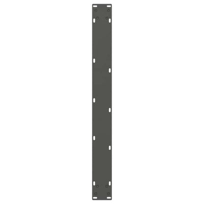 Ruokapöydän jalat V-muoto 2 kpl Antrasiitti 100x(72-73,3) cm
