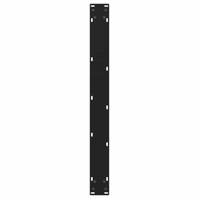 Ruokapöydän jalat V-muoto 3 kpl Musta 80x(72-73,3) cm Teräs