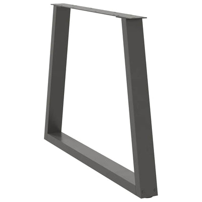 Antrasiitti ruokapöydän jalat v-muoto Aileen 90x(72-73,3)cm (3 kpl)