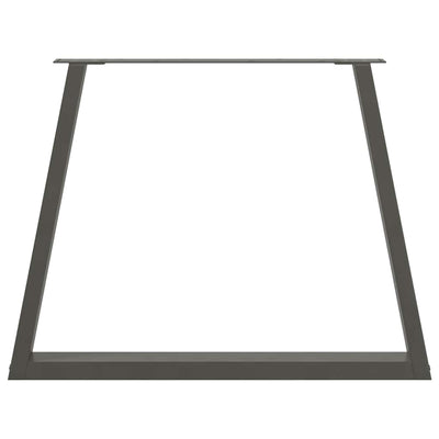 Antrasiitti ruokapöydän jalat v-muoto Aileen 90x(72-73,3)cm (3 kpl)