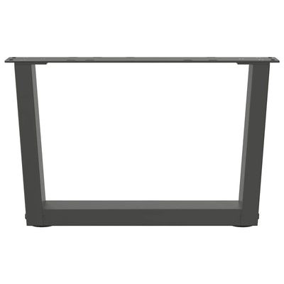 Antrasiitti ruokapöydän jalat v-muoto Crusita 50x(30-31,3)cm (2 kpl)