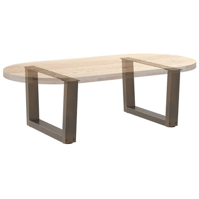 Ruokapöydän jalat V-muoto 2 kpl Luonnonteräs 50x(30-31,3) cm