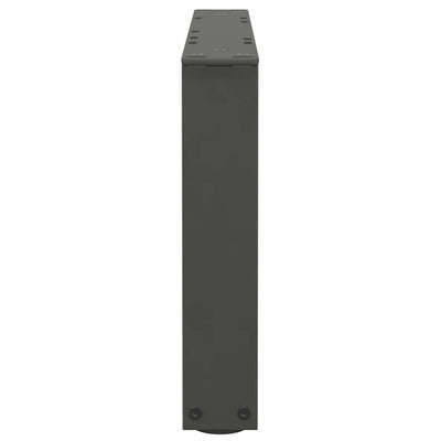 Ruokapöydän jalat V-muoto 2 kpl Antrasiitti 60x(30-31,3) cm