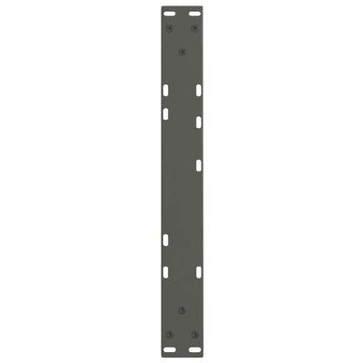 Ruokapöydän jalat V-muoto 2 kpl Antrasiitti 60x(30-31,3) cm