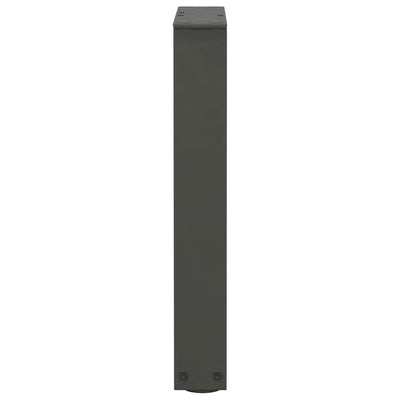 Ruokapöydän jalat V-muoto 2 kpl Antrasiitti 38x(42-43,3) cm
