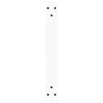 Valkoinen ruokapöydän jalat v-muoto Crusita 50x(42-43,3)cm (2 kpl teräs)