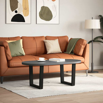 Musta ruokapöydän jalat v-muotoinen Crusita 60x(42-43,3)cm (2 kpl teräs)