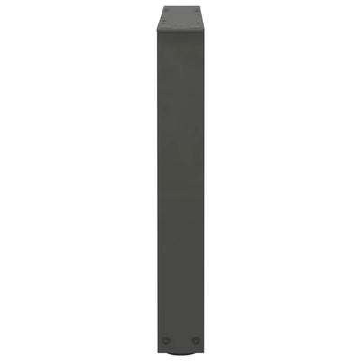 Ruokapöydän jalat V-muoto 2 kpl Antrasiitti 60x(42-43,3) cm