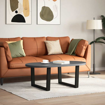 Musta ruokapöydän jalat v-muotoinen Crusita 70x(42-43,3)cm (2 kpl teräs)