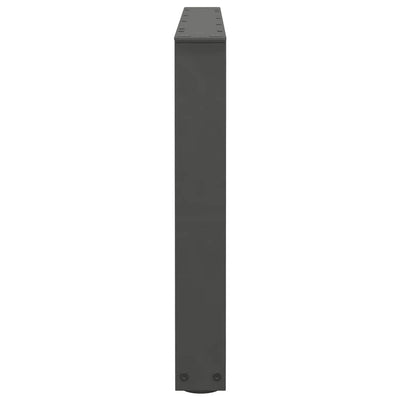 Ruokapöydän jalat V-muoto 2 kpl Antrasiitti 70x(42-43,3) cm