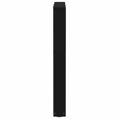 Ruokapöydän jalat V-muoto 2 kpl Musta 60x(72-73,3) cm Teräs