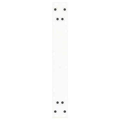 Ruokapöydän jalat V-muoto 2 kpl Valkoinen 60x(72-73,3) cm Teräs