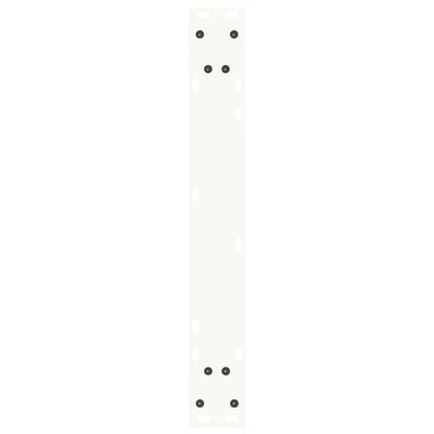 Valkoinen ruokapöydän jalat v-muoto Crusita 60x(72-73,3)cm (2 kpl teräs)