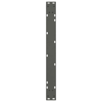 Ruokapöydän jalat V-muoto 2 kpl Antrasiitti 80x(72-73,3) cm