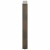 Ruokapöydän jalat V-muoto 2 kpl Luonnonteräs 80x(72-73,3) cm