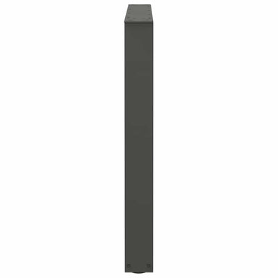 Ruokapöydän jalat V-muoto 2 kpl Antrasiitti 90x(72-73,3) cm