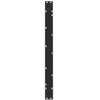 Ruokapöydän jalat V-muoto 2 kpl Musta 100x(72-73,3) cm Teräs