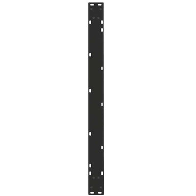 Ruokapöydän jalat V-muoto 2 kpl Musta 100x(72-73,3) cm Teräs